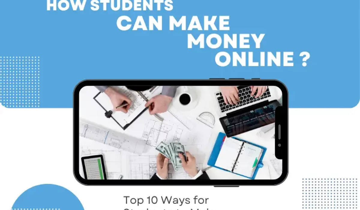 Students making money online